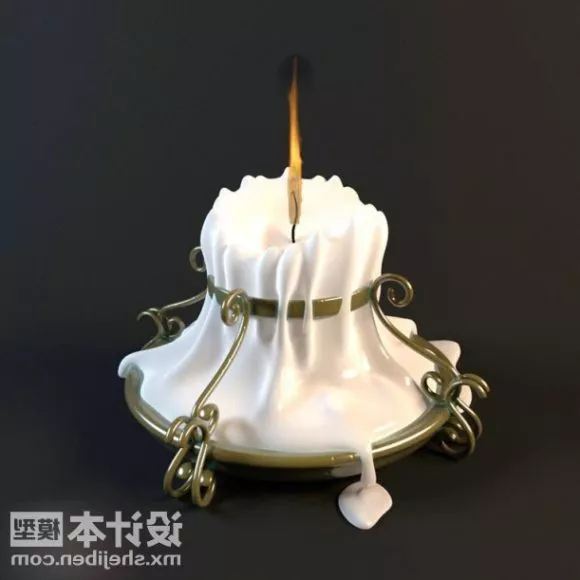Cloth Shade Lamp 3d model Cloth Shade Lamp 3d model