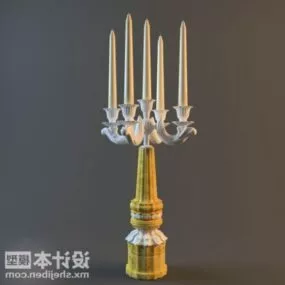 Party Candles Lamp Decoration 3d model