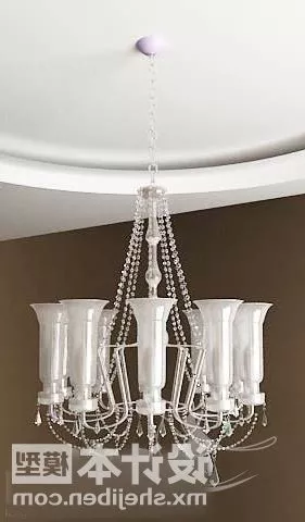 Ceiling Lamp, Crystal Chandelier Lighting 3d model