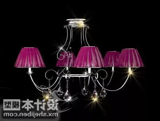 Crystal Antique Chandelier 3d model