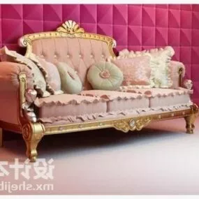 European Royal Sofa 3d model