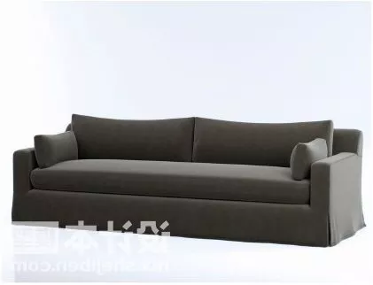 Two Seaters Modern Sofa 3d model Two Seaters Modern Sofa 3d model