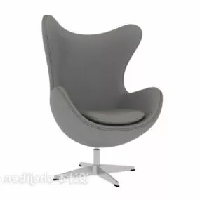 Egg Armchair Fabric 3d model