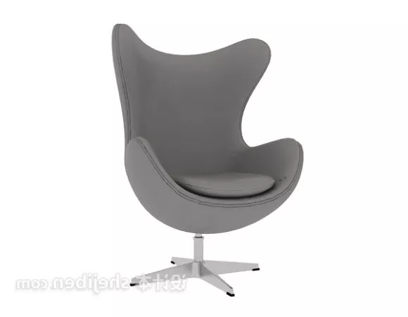Egg Armchair Fabric 3d model Egg Armchair Fabric 3d model