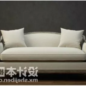 Camel Sofa Beige Color 3d model