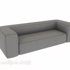 Grey Fabric Sofa Upholstery 3d model