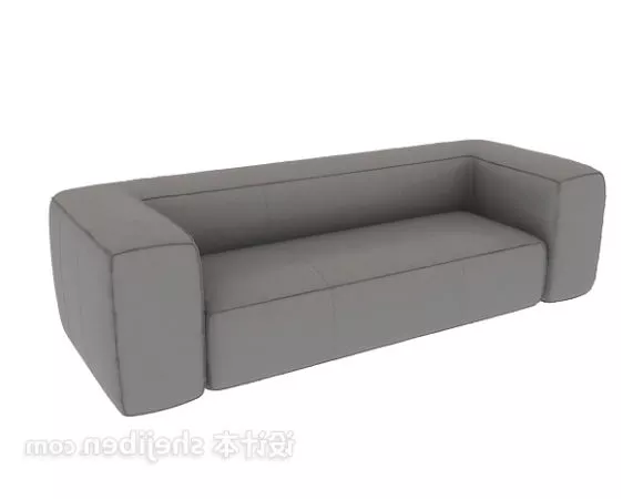 Grey Fabric Sofa Upholstery 3d model Grey Fabric Sofa Upholstery 3d model