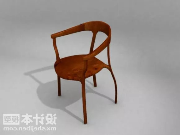 Armchair Wood Log 3d model