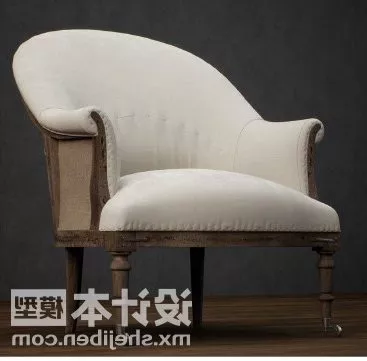 Smooth Armchair Monza 3d model