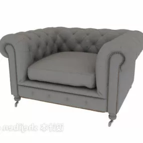Chesterfield Sofa Armchair 3d model