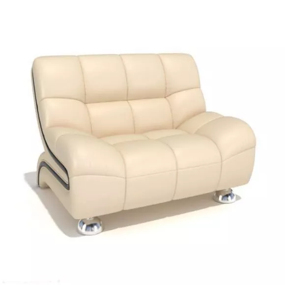 Traditional Accent Chair 3d model
