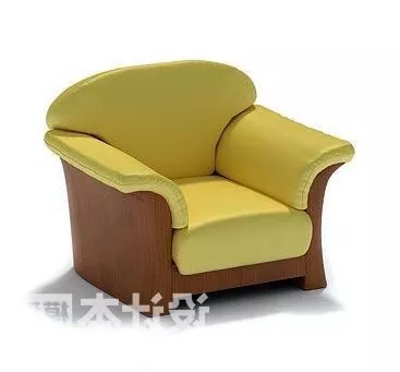 Luna Armchair Vray 3d model