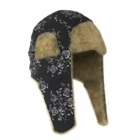 Warm Trapper Hat 3d model