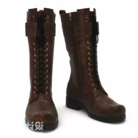 Leather Boot 3d model