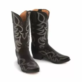 Fashion Leather Boot 3d model