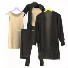 Fashion Set 3d model