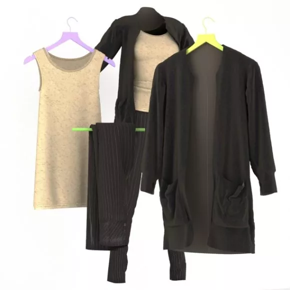 Chakat Fashion Animal Human Character 3d model