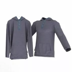 Grey Long Sleeve 3d model