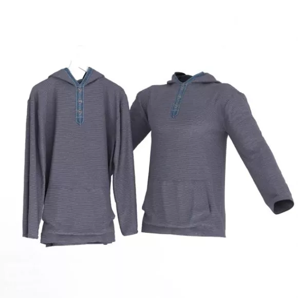 Grey Long Sleeve 3d model Grey Long Sleeve 3d model