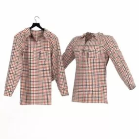 Home Shirt Lines Pattern 3d model