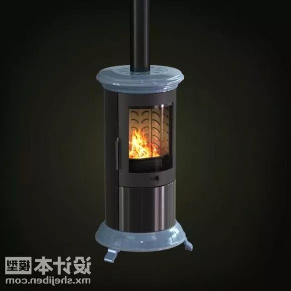 Portable Fireplace 3d model