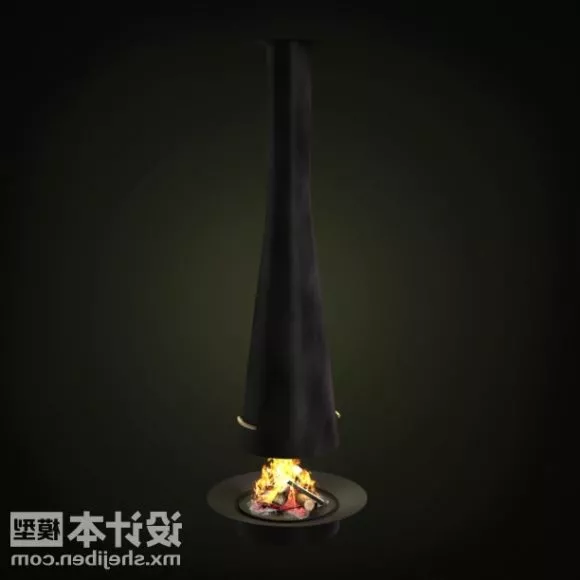 Chimney Factory 3d model