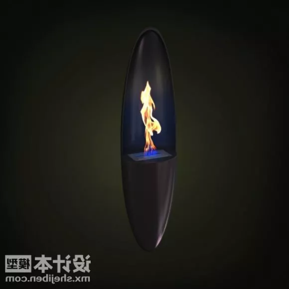 Wall Fireplace Minimalist Style 3d model Wall Fireplace Minimalist Style 3d model