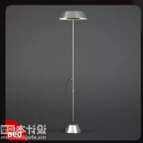 Steel Straight Floor Lamp 3d model