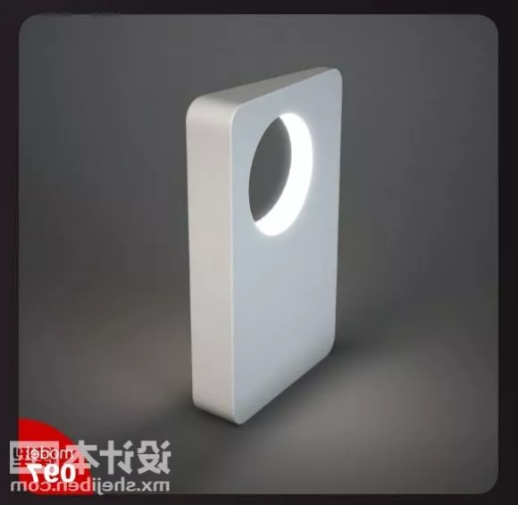 Table Lamp Rectangular Box With Hole 3d model Table Lamp Rectangular Box With Hole 3d model