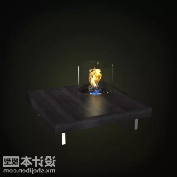 Greek Carved Fireplace 3d model