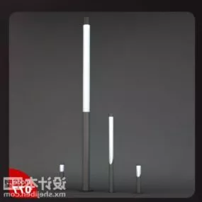 Steel Floor Lamp Pack 3d model
