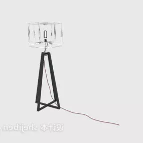 Floor Lamp Modern Base Shaped 3d model