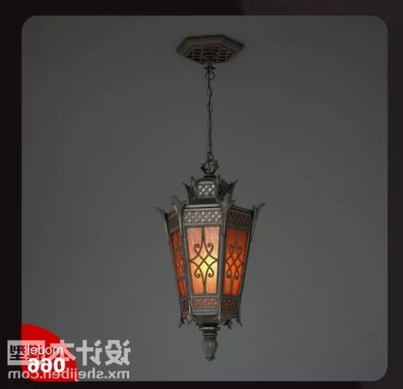 Outdoor Light Ceiling Lamp 3d model Outdoor Light Ceiling Lamp 3d model