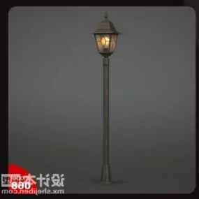 Outdoor Vintage Street Light 3d model