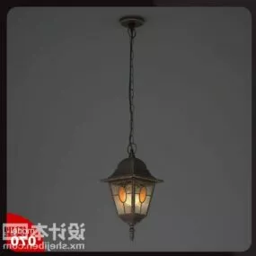 Classic Bronze Pendant Lamp 3d model