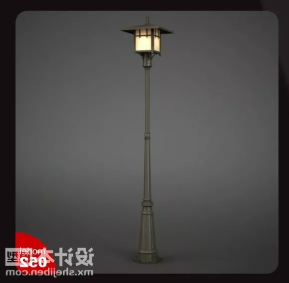 Street Lamp Japanese Style 3d model Street Lamp Japanese Style 3d model
