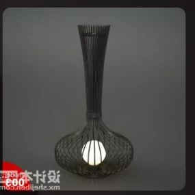 Rattan Table Lamp 3d model