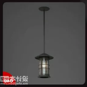 Outdoor Lamp Antique Ceiling Mount 3d model
