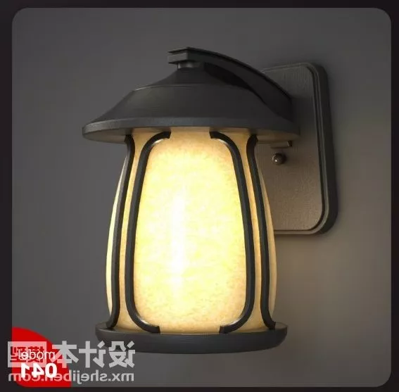 Antique Wall Lamp Vintage Shade 3d model Antique Wall Lamp Vintage Shade 3d model