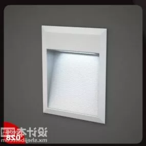 Outdoor Light Rectangular Shade 3d model