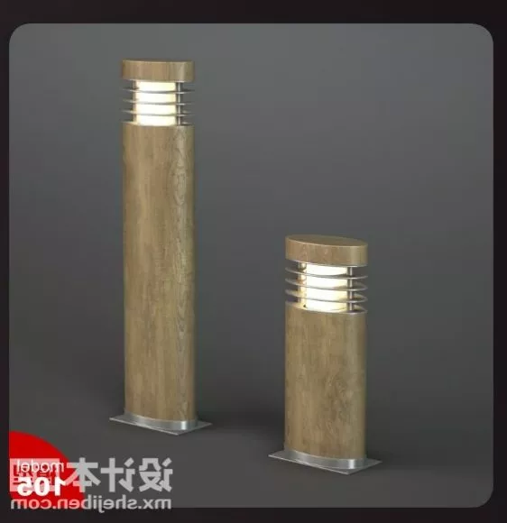 Chinese Garden Gate Building 3d model