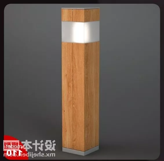 Chrome Pillar 3d model