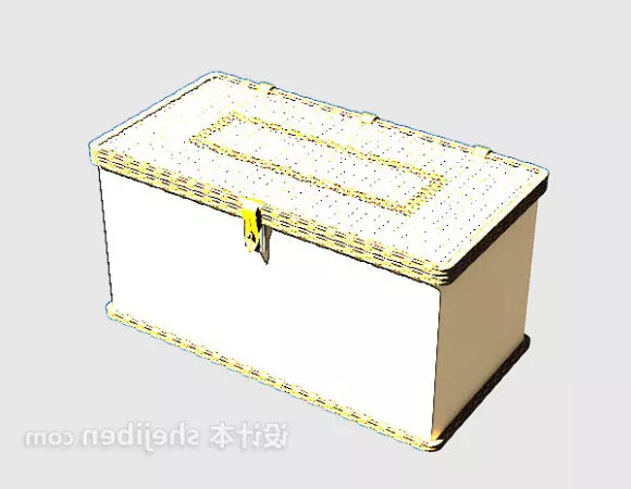 Plastic Food Container Box 3d model
