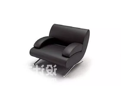 Coffee Armchair Fjord 3d model