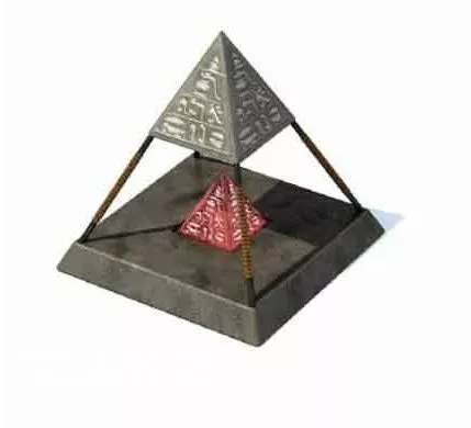 Triangle Fireplace Decoration 3d model Triangle Fireplace Decoration 3d model