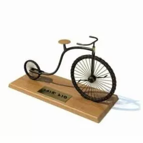 Vintage Bicycle Table Decoration 3d model