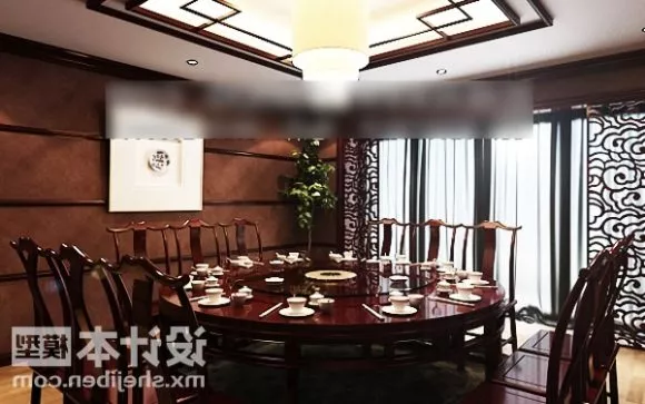 Large Round Table And Chair Set 3d model Large Round Table And Chair Set 3d model
