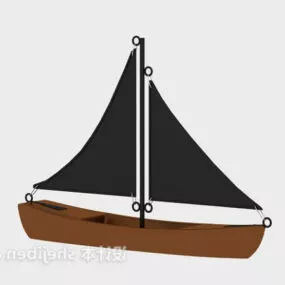 Decoration Sailor Boat 3d model