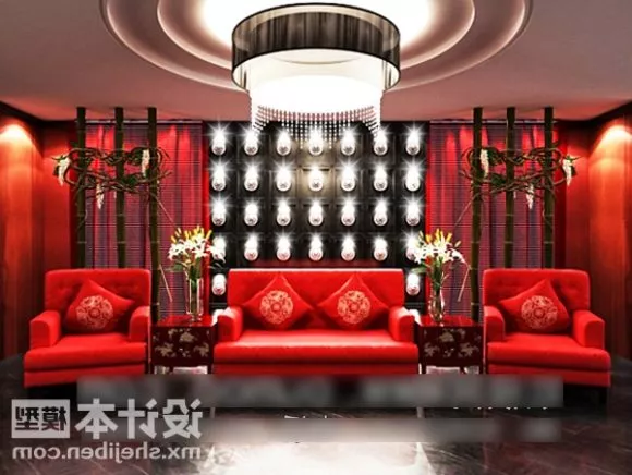 Chinese Traditional Upholstery Sofa 3d model Chinese Traditional Upholstery Sofa 3d model