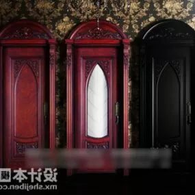 Classic Red Door 3d model